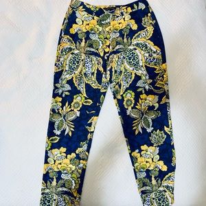 Banana Republic Satin print trousers